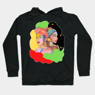 illustration African culture Hoodie